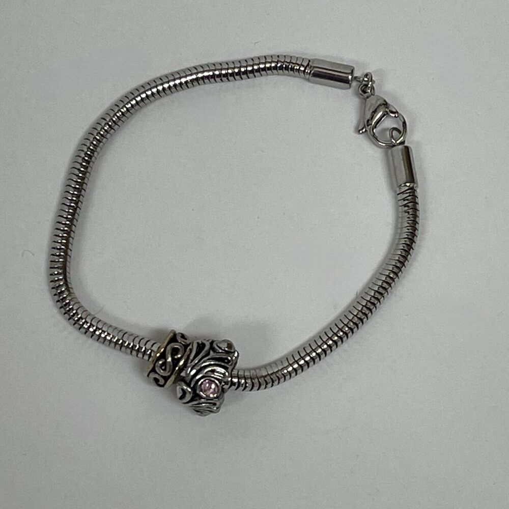 Silver-tone Gold-tone Women's Fashion Chain Charm Bracelet‎